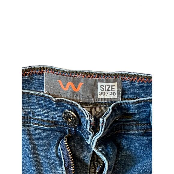 Blackwave Blue Classic Straight Leg Jeans Mens 30x30 - Picture 3 of 4